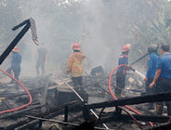 Kebakaran di Siang Bolong di Parak Juar, Batusangkar, Kerugian Ditaksir Ratusan Juta