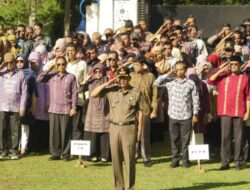 Bupati Tanah Datar Pimpin Apel Gabungan Jelang Hari Raya