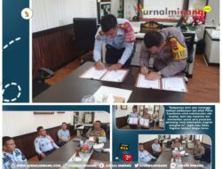 Perkuat Sinergitas, Karutan Tandatangani MoU dengan Polres Sawahlunto