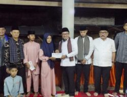 Di Akhir Ramadhan Bupati Berbuka Bersama dengan Anak Yatim di Lintau Buo