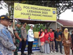 Pimpinan Daerah Bersama Forkopimda Tanah Datar Tinjau Pos Pengamanan Lebaran