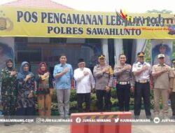 Walikota Deri Asta Didampingi Wawako Kunjungi Pos Operasi Ketupat Singgalang