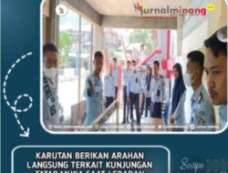 Simulasi Persiapan Tatap Muka di Rutan Sawahlunto