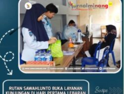 Rutan Sawahlunto Buka Layanan Kunjungan di Hari Pertama Lebaran