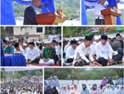Pemko Sawahlunto Gelar Sholat Ied 1444H di Lapangan Ombilin