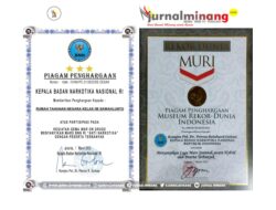 Rutan Kelas IIB Kota Sawahlunto Sabet Penghargaan Usai BNN RI Pecahkan Rekor MURI