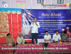 Hadiri Halal Bihalal K3S, Wako Sawahlunto Deri Asta: Terimakasih, Kita Selalu Dukung