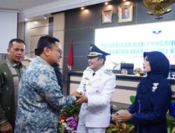 Wabup Richi Aprian Hadiri Pelantikan Walikota Padang dan Berikan Ucapan Selamat kepada Ekos Albar