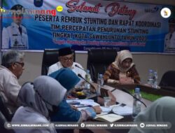 TPPS Kota Sawahlunto Gelar Rembuk Stunting dan Koordinasi Tahun 2023