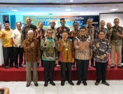 Wabup Richi Aprian Hadiri Halal Bihalal dan Pengukuhan Pengurus Baswar di Kota Padang