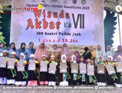 Ratusan Santri Yayasan Khairu ummah Wisuda, Sekdako Sawahlunto Beri Apresiasi