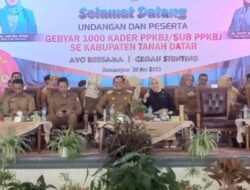 Bupati Tanah Datar Buka Acara Gebyar 1000 Kader PPKBJ se-Tanah Datar
