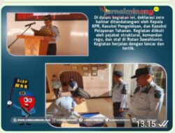 Deklarasi Zero Halinar Dilakukan Rutan Kelas IIB Kota Sawahlunto