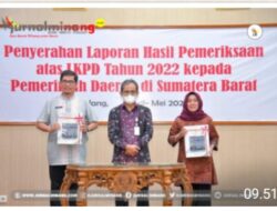 Pemko Sawahlunto Raih Opini WTP Delapan Kali Berturut Turut