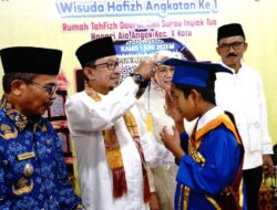 Bupati Tanah Datar Hadiri Wisuda Tahfiz di Nagari Aia Angek, Kec. X Koto