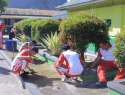 Peduli Situs Budaya/ Agama, Polres 50 Kota Revitalisasi Surau Tuo Nagari Taram