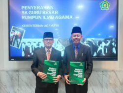 Dua Orang Dosen UIN Batusangkar Kembali Raih Gelar Guru Besar (Profesor)