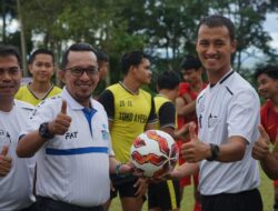 Bupati Eka Putra Buka Open Turnamen Sepak Bola Nunang Sakti Cup 2023 di Cubadak