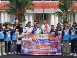 Bupati Tanah Datar Lepas Tim GSI SMP Tanah Datar Menuju Ajang Talenta GSI Sumbar