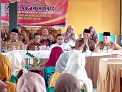 Musnag Nagari Sumaniak Digelar, Pembangunan Irigasi dan Keagamaan Jadi Perioritas