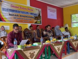 Musna Nagari Minangkabau Digelar, Ini Beberapa Perioritas Pembangunannya