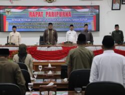 Melalui Paripurna, Bupati Tanah Datar dan DPRD Tanda Tangani Kesepakatan KUA PPAS tahun 2024
