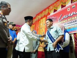 Bupati Tanah Datar Launching Nagari Baringin Sebagai Kampung Bebas dari Narkoba