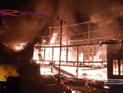 Kebakaran di Rao Rao, Kerugian Diperkirakan Lebih Satu Milyar Rupiah