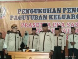 Pengurus Paguyuban Keluarga Jawa di Tanah Datar Dikukuhkan Oleh Bupati Eka Putra