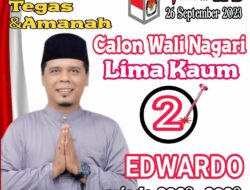 Visi Misi Edwardo Calon Walinagari Limo Kaum Paling Realistis
