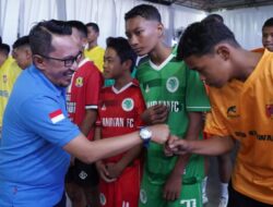 Bupati Eka Putra Launching ‘Tanah Datar Super League’ U-15 dan U-17