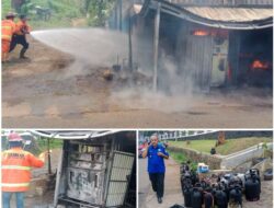 Kebakaran Terjadi di Saruaso, Kerugian Ratusan Juta