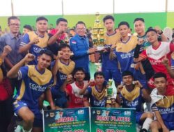 Turnamen Futsal Bupati Cup Tingkat SLTP dan SLTA se-Tanah Datar Ditutup, Ini Para Juaranya