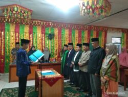 Camat Sungai Tarab Lantik Anggota BPRN Nagari Kumango