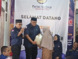 Bacaleg Partai Nasdem Dapil 4 Berikan Sumbangan, Masyarakat Antusias dan Berterima Kasih