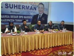 Caleg DPR RI dan Provinsi Partai Nasdem Lakukan Konsolidasi di DPC Nasdem Tanah Datar