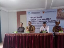 Camat Pariangan Mulkhairi, S.Pd Berikan Motivasi untuk Peserta Workshop Kriya Batik Pariangan