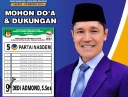 Dedi Admond, S.Sos, Caleg Partai Nasdem Dapil IV Tanah Datar Semakin Diperhitungkan