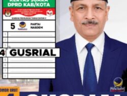 Gusrial Caleg Partai Nasdem Tanah Datar Dapil 2 Cukup Diperhitungkan