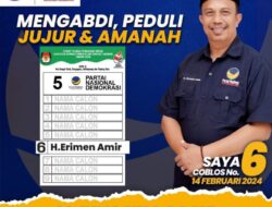 H Erimen Amir Caleg Partai Nasdem Tanah Datar Dapil IV Berpotensi Duduk di DPRD