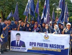 Kampanye Anies Baswedan di Padang, DPD Nasdem Tanah Datar Unjuk Kekuatan