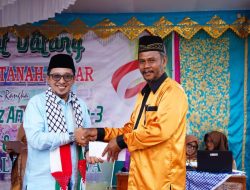 MTsN 8 Tanah Datar Gelar Waqaf Tahfiz, Bupati Beri Apresiasi