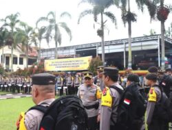 Polres Tanah Datar Turunkan 301 Personil untuk Pengamanan TPS di Tanah Datar