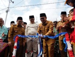 Bupati Tanah Datar Resmikan Jaringan Air Bersih di Ampalu, Nagari Gurun