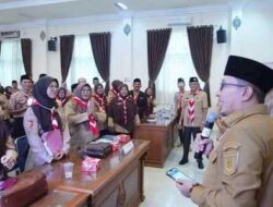 Bupati Hadiri Raker Pramuka Ranting 0404 Sungai Tarab