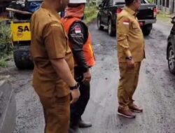 Sebagian Jalan Yang Rusak di Tanah Datar Mulai Diperbaiki Jelang Lebaran