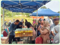 Dinas Koperasi UMKM dan Perdagangan Tanah Datar Gelar Operasi Pasar