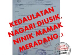 Kedaulatan Nagari Diusik, Ninik Mamak Protes Melalui Surat Kebijakan Bupati Tanah Datar