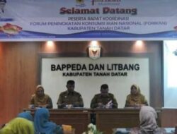 Sekda Tanah Datar Buka Acara Rakor Forikan di Aula Kantor Bupati di Pagaruyung