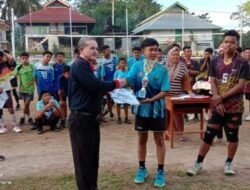 Regu SMPN 5 Lintau Buo Juara Volley Ball tingkat SMP dan MTS se-Tanah Datar dan Padang Panjang